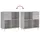 Stereobänk grå sonoma 84,5x38x89 cm konstruerat trä