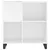 Produktbild 4 för Stereobänk vit 84,5x38x89 cm konstruerat trä