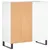 Produktbild 6 för Stereobänk vit 84,5x38x89 cm konstruerat trä