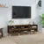 Produktbild 3 för Tv-bänk rökfärgad ek 150x30x44,5 cm konstruerat trä