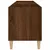 Produktbild 6 för Stereobänk brun ek 121x38x48 cm konstruerat trä