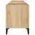 Produktbild 6 för Stereobänk sonoma-ek 121x38x48 cm konstruerat trä