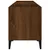 Produktbild 6 för Stereobänk brun ek 121x38x48 cm konstruerat trä