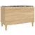 Produktbild 4 för Stereobänk sonoma-ek 74,5x38x48 cm konstruerat trä