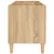 Produktbild 6 för Stereobänk sonoma-ek 74,5x38x48 cm konstruerat trä