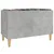 Produktbild 4 för Stereobänk betonggrå 74,5x38x48 cm konstruerat trä