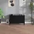Produktbild 3 för Stereobänk svart 74,5x38x48 cm konstruerat trä