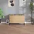 Produktbild 3 för Stereobänk sonoma-ek 74,5x38x48 cm konstruerat trä