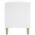 Produktbild 6 för Stereobänk vit 100x38x48 cm konstruerat trä