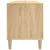 Produktbild 6 för Stereobänk sonoma-ek 100x38x48 cm konstruerat trä