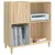 Produktbild 4 för Stereobänk sonoma-ek 84,5x38x89 cm konstruerat trä