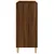 Produktbild 6 för Stereobänk brun ek 84,5x38x89 cm konstruerat trä
