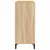 Produktbild 6 för Stereobänk sonoma-ek 84,5x38x89 cm konstruerat trä