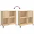 Produktbild 7 för Stereobänk sonoma-ek 84,5x38x89 cm konstruerat trä