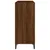 Produktbild 6 för Stereobänk brun ek 84,5x38x89 cm konstruerat trä