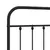 Produktbild 7 för Huvudgavel metall svart 100 cm