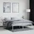 Produktbild 4 för Sängram med huvudgavel metall vit 180x200 cm
