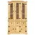 Produktbild 4 för Skänk Corona honungsbrun 112x43x196 cm massiv furu