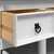 Produktbild 8 för Skänk Corona vit 112x43x196 cm massiv furu