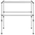 Produktbild 3 för Torkställ 83x (50-55) x (40-85) cm aluminium