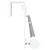 Produktbild 5 för Gardinskenor 2 st vit och silver 40-60 cm aluminium
