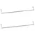 Produktbild 2 för Gardinskenor 2 st vit och silver 60-105 cm aluminium