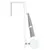 Produktbild 5 för Gardinskenor 2 st vit och silver 60-105 cm aluminium