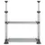 Produktbild 3 för Kökshylla 50x25x(50-70) cm aluminium