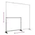 Produktbild 6 för Bakgrundsstativ svart 254x243 cm stål