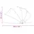 Produktbild 10 för Pooltak med fäste runt 406x203 cm PVC