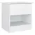 Produktbild 2 för Sängbord ALTA vit 43x35x40,5 cm massiv furu