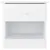 Produktbild 3 för Sängbord ALTA vit 43x35x40,5 cm massiv furu