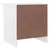 Produktbild 6 för Sängbord ALTA vit 43x35x40,5 cm massiv furu
