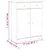 Produktbild 9 för Skoskåp ALTA 77x35x96 cm massiv furu
