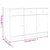 Produktbild 8 för Skänk ALTA vit 112x35x73 cm massiv furu