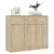 Produktbild 3 för Skänk sonoma-ek 91x28x75 cm konstruerat trä
