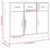 Produktbild 10 för Skänk sonoma-ek 91x28x75 cm konstruerat trä