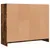 Produktbild 8 för Skänk rökfärgad ek 91x28x75 cm konstruerat trä