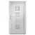 Produktbild 3 för Ytterdörr vit 88x200 cm PVC