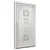 Produktbild 4 för Ytterdörr vit 88x200 cm PVC