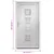 Produktbild 10 för Ytterdörr vit 88x200 cm PVC