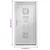 Produktbild 9 för Ytterdörr vit 98x190 cm PVC
