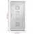 Produktbild 10 för Ytterdörr vit 98x208 cm PVC