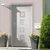 Produktbild för Ytterdörr vit 98x208 cm PVC