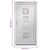 Produktbild 10 för Ytterdörr vit 108x200 cm PVC