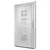 Produktbild 4 för Ytterdörr vit 88x200 cm PVC