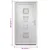 Produktbild 10 för Ytterdörr vit 88x200 cm PVC