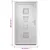 Produktbild 10 för Ytterdörr vit 98x190 cm PVC