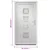 Produktbild 10 för Ytterdörr vit 98x208 cm PVC