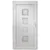 Produktbild 5 för Ytterdörr antracit 98x200 cm PVC